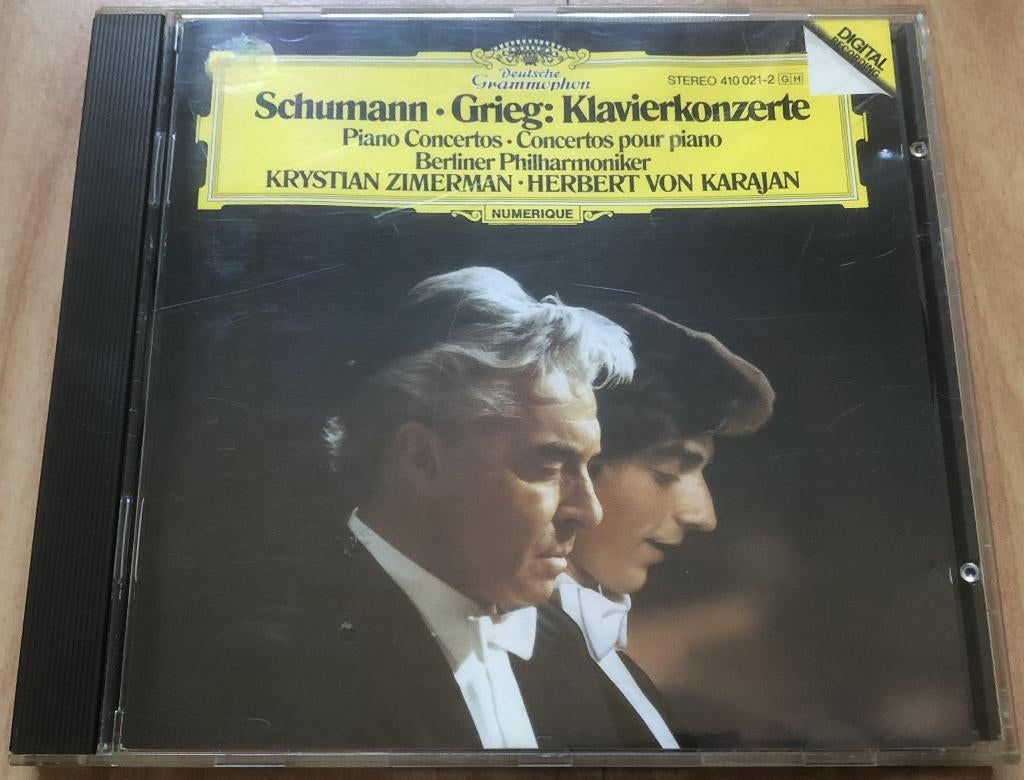 SCHUMANN - GRIEG - PIANO CONCERTOS - BERLINER, Ophalen of Verzenden, Romantiek, Zo goed als nieuw, Orkest of Ballet