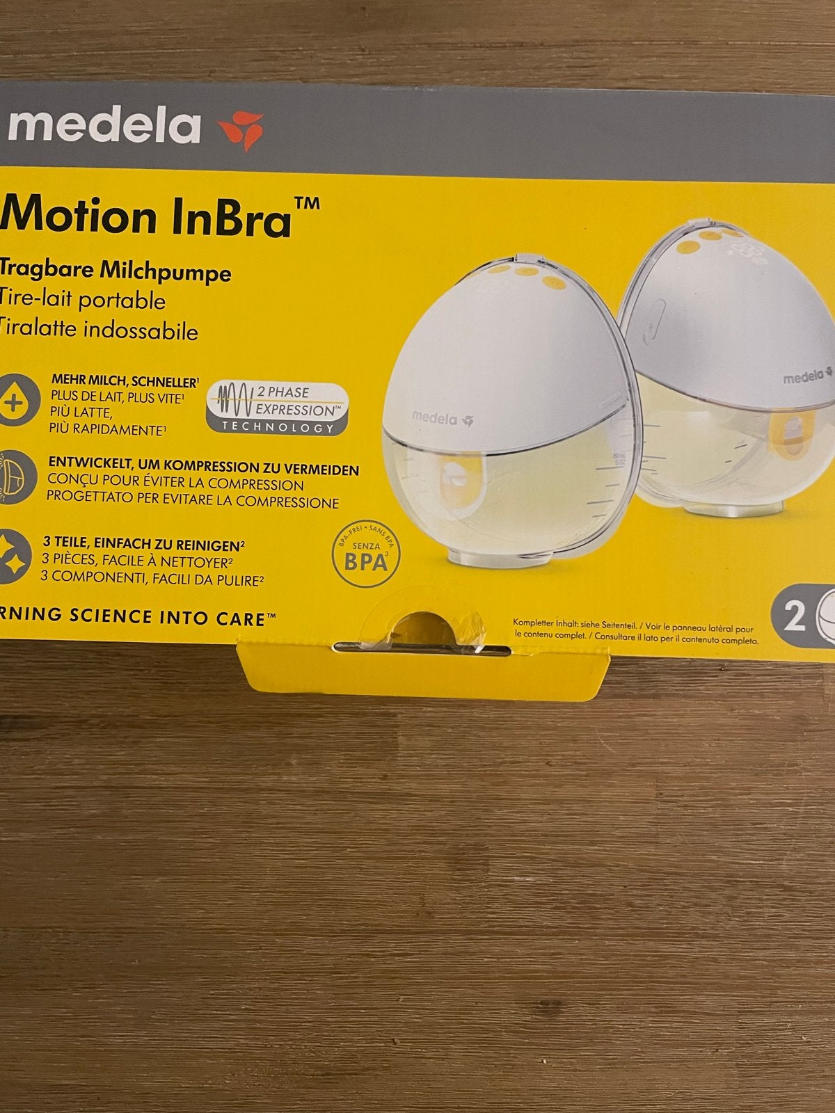 Medela Motion InBra Dubbele Borstkolf - Draagbaar & Discreet, Ophalen of Verzenden, Zo goed als nieuw