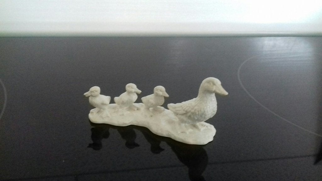 4 eendjes, dierfiguur Bullyland, Verzamelen, Dierenverzamelingen, Verzenden, Gebruikt, Boerderijdier, Beeldje of Figuurtje