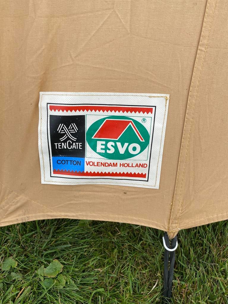 2 persoons ESVO katoenen tent, Ophalen, Gebruikt, Tot en met 2