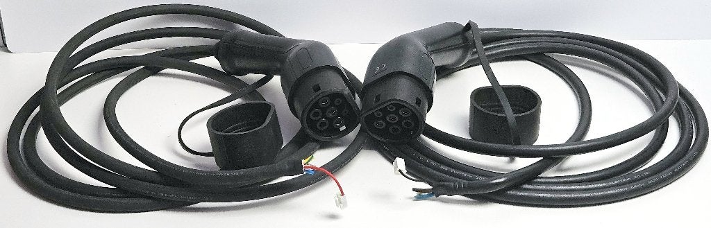 2x Type 2 laadkabel open einde, iets meer dan 4m – samen €30, Gebruikt, Ophalen of Verzenden, Laadkabel, Nvt
