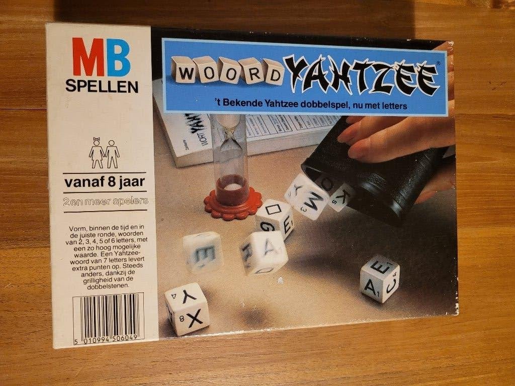 Woord Yahtzee. MB, Een of twee spelers, Ophalen of Verzenden, Gebruikt, MB