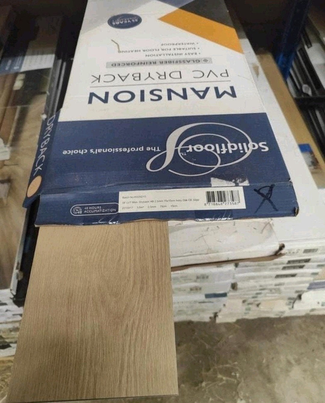 solidfloor visgraat pvc ivory oak 3.6m2 ., Ophalen of Verzenden, Nieuw, Minder dan 5 m², Overige typen