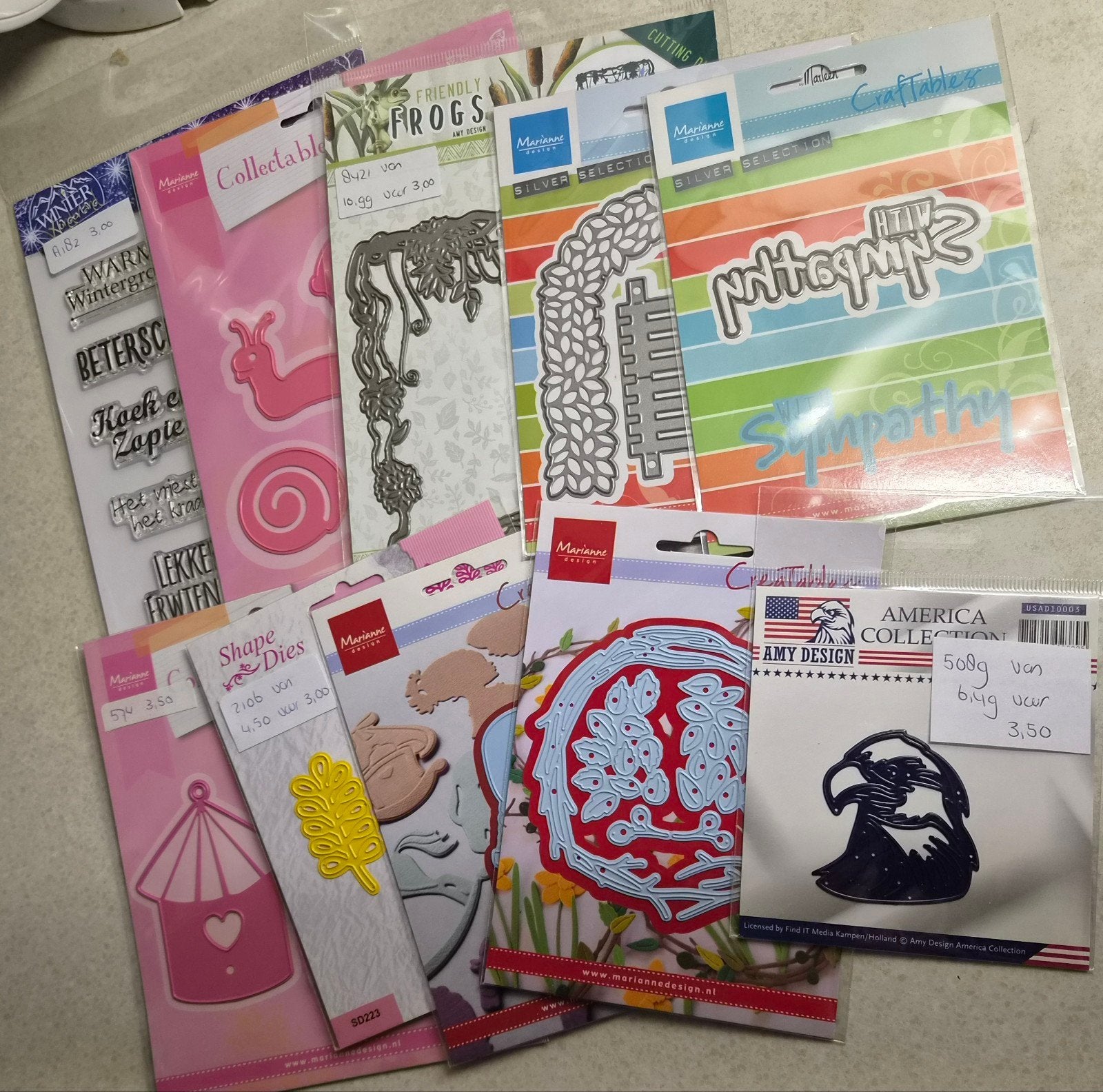 Assortiment mallen-stempels, Ophalen of Verzenden, Nieuw, Overige thema's, Pons of Mal