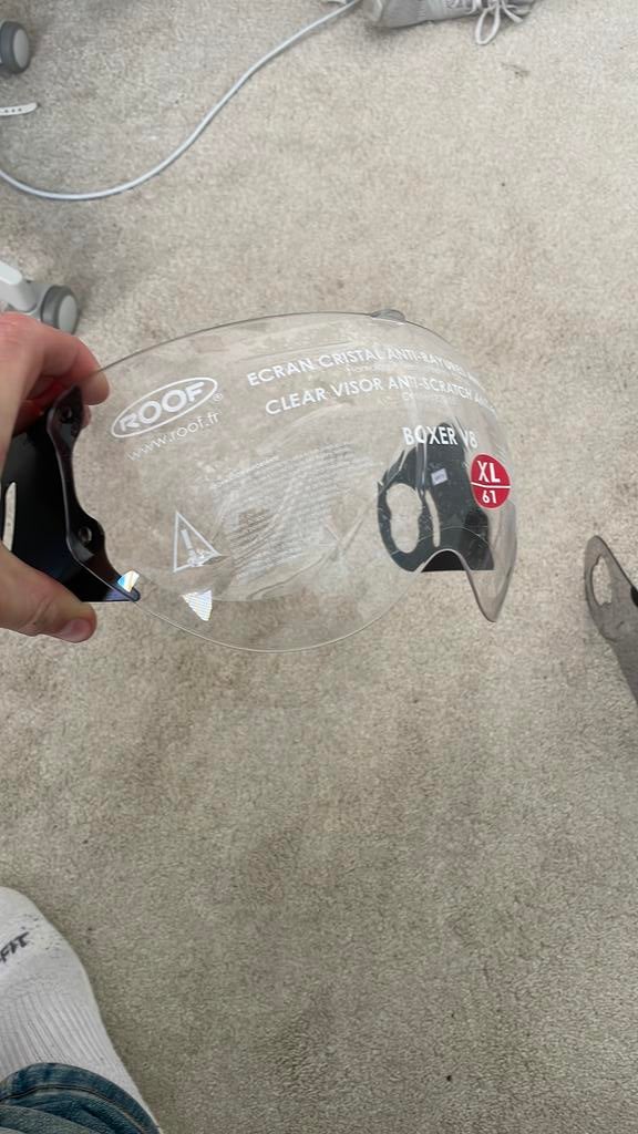 Boxer helm visier, Ophalen of Verzenden, Zo goed als nieuw, Extra large of groter