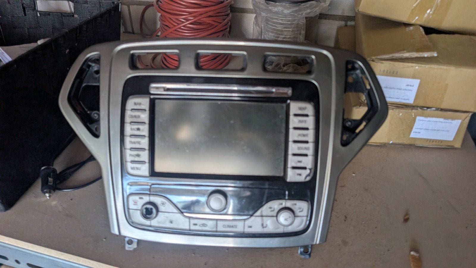 Ford Mondeo MK4 Navigatiesysteem Radio Display, Auto diversen, Autoradio's, Gebruikt, Ophalen of Verzenden