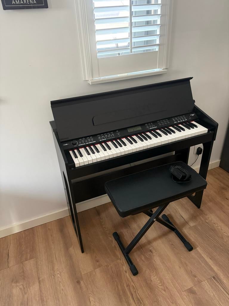 MAX RhapsodyDP61 digitale piano zo goed als nieuw, Ophalen, Zwart, Digitaal, Zo goed als nieuw