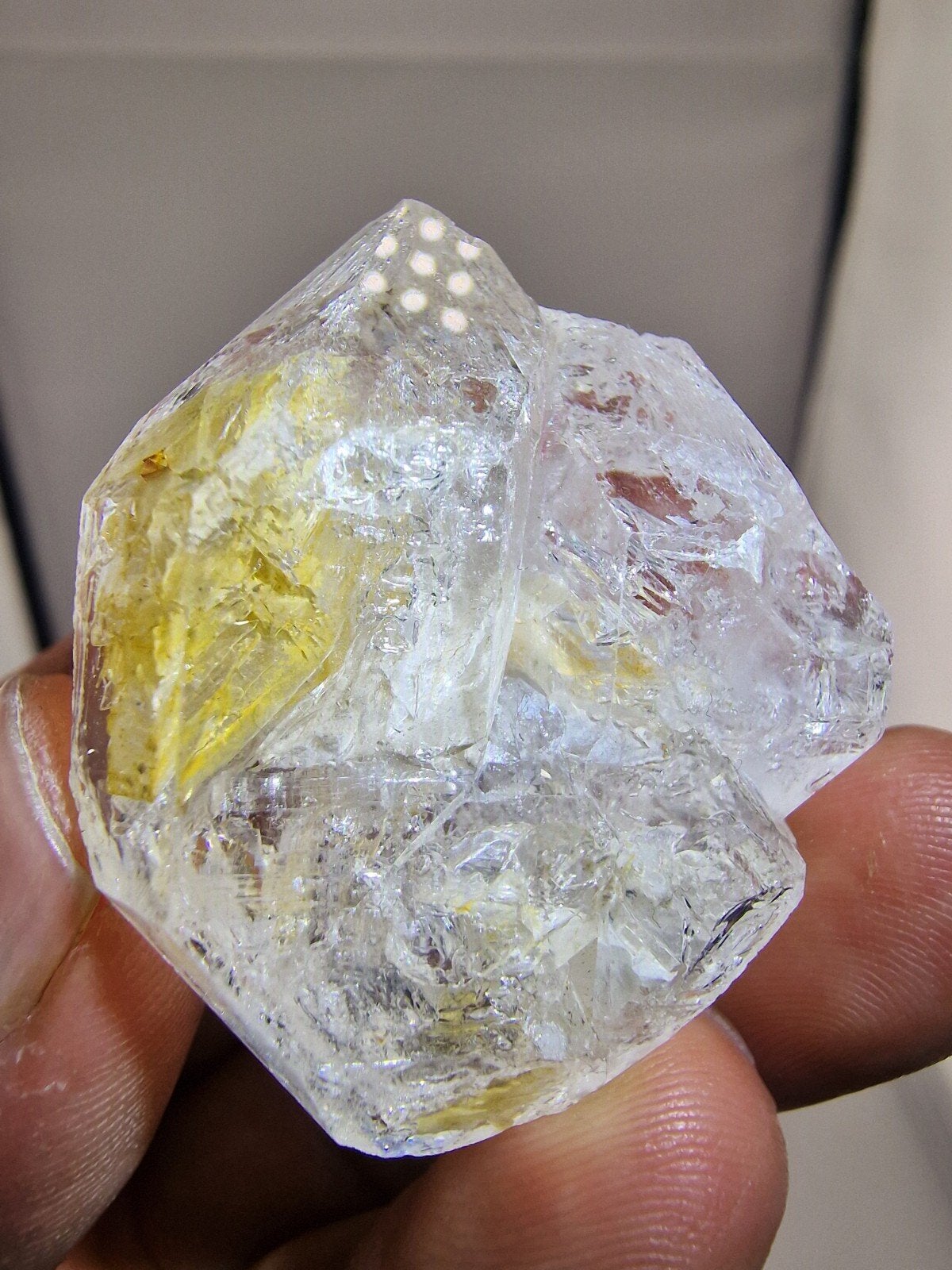 Herkimer Diamant Kwarts Kristal - 4cm, N200, Ophalen of Verzenden