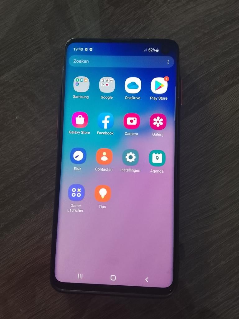 Nette Samsung Galaxy S10 ,128 Gb met hoesje,oplader., Ophalen, Gebruikt, Zwart, Touchscreen
