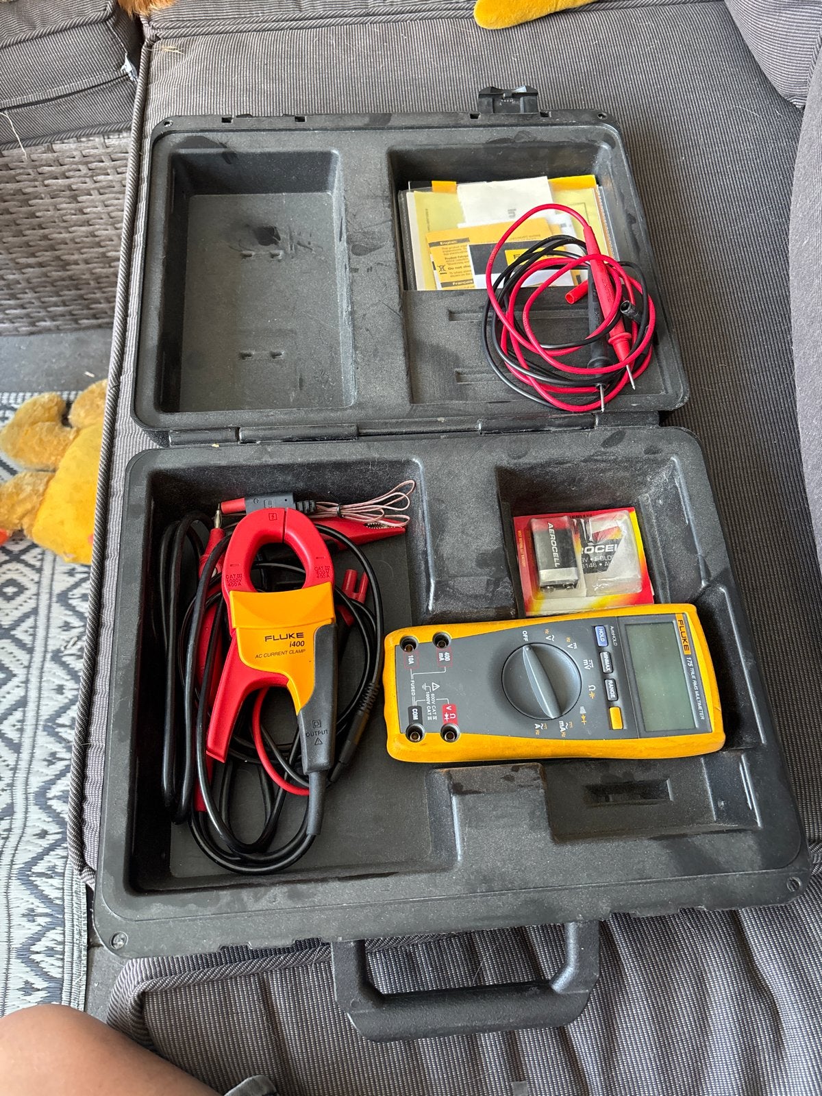 Fluke Multimeter en Stroomtang Set in Koffer, Ophalen, Gebruikt, Multimeter