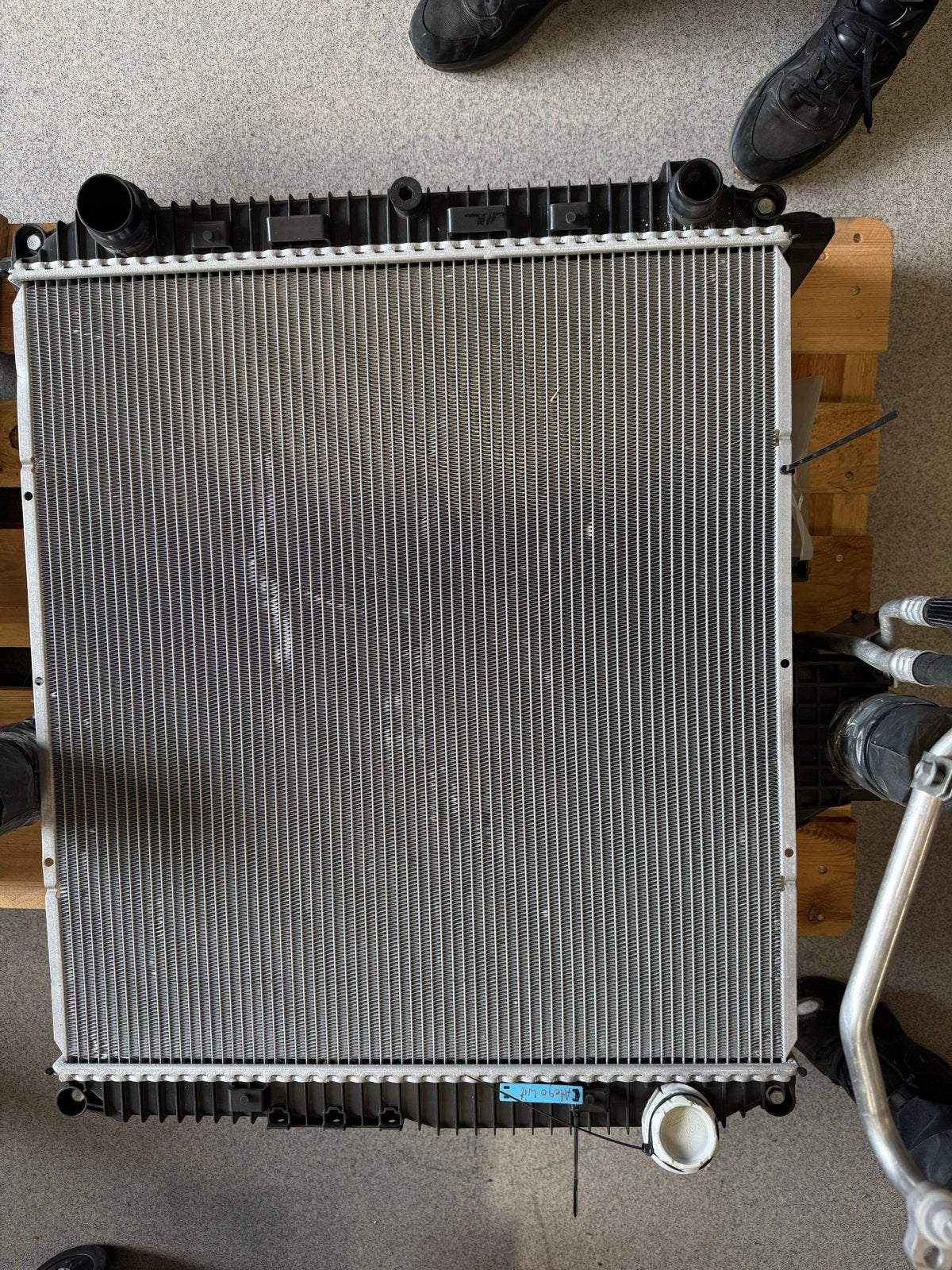 Radiator met condensor en intercooler Mercedes-Benz Atego, Auto-onderdelen, Motor en Toebehoren, Mercedes-Benz, Gebruikt, Ophalen