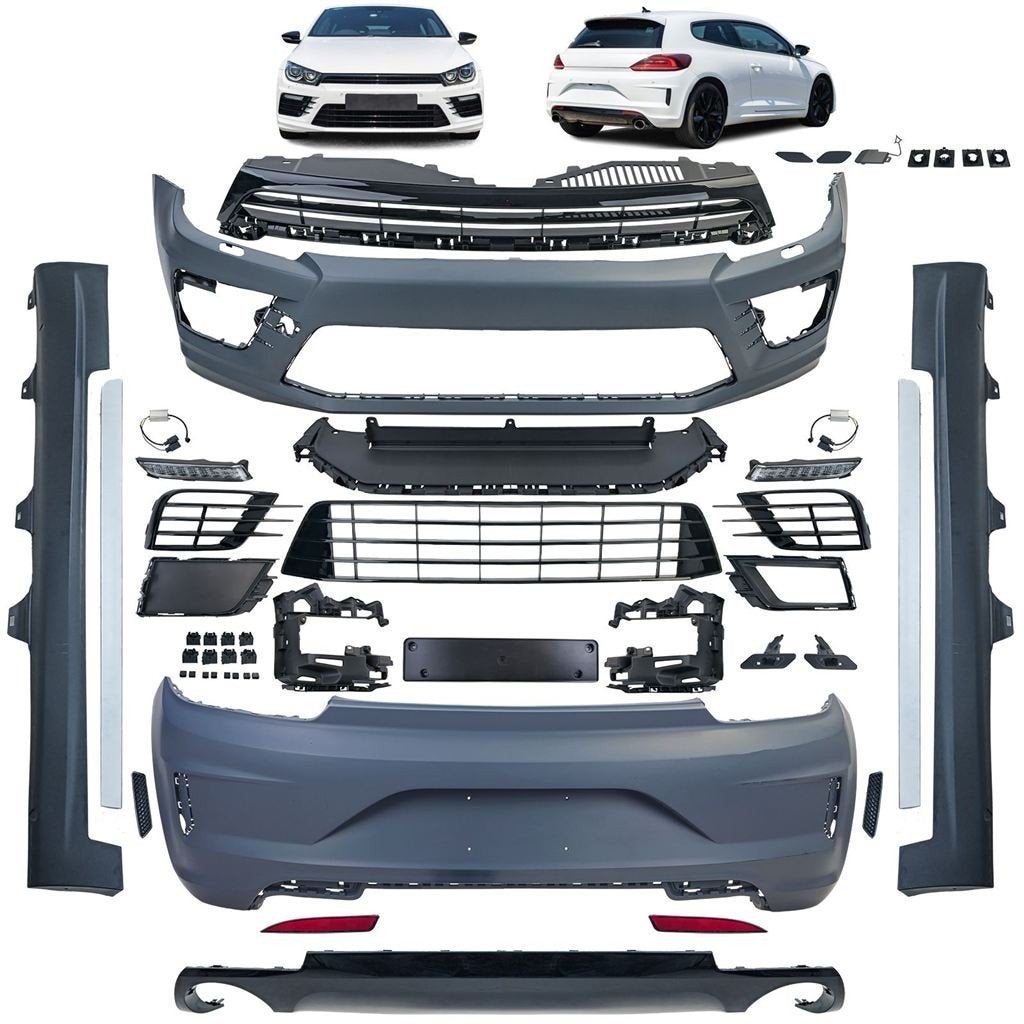 Bodykit R20 Look Geschikt Voor Volkswagen Scirocco Facelift, Verzenden, Automotive Parts, A.parts@hotmail.nl, Trasmolenlaan 12 3447 GZ Woerden