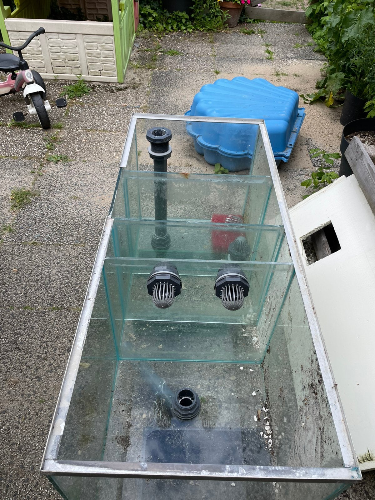 Aquarium bioloog 120x50x50, Dieren en Toebehoren, Vissen | Aquaria en Toebehoren, Zo goed als nieuw, Leeg aquarium, Ophalen