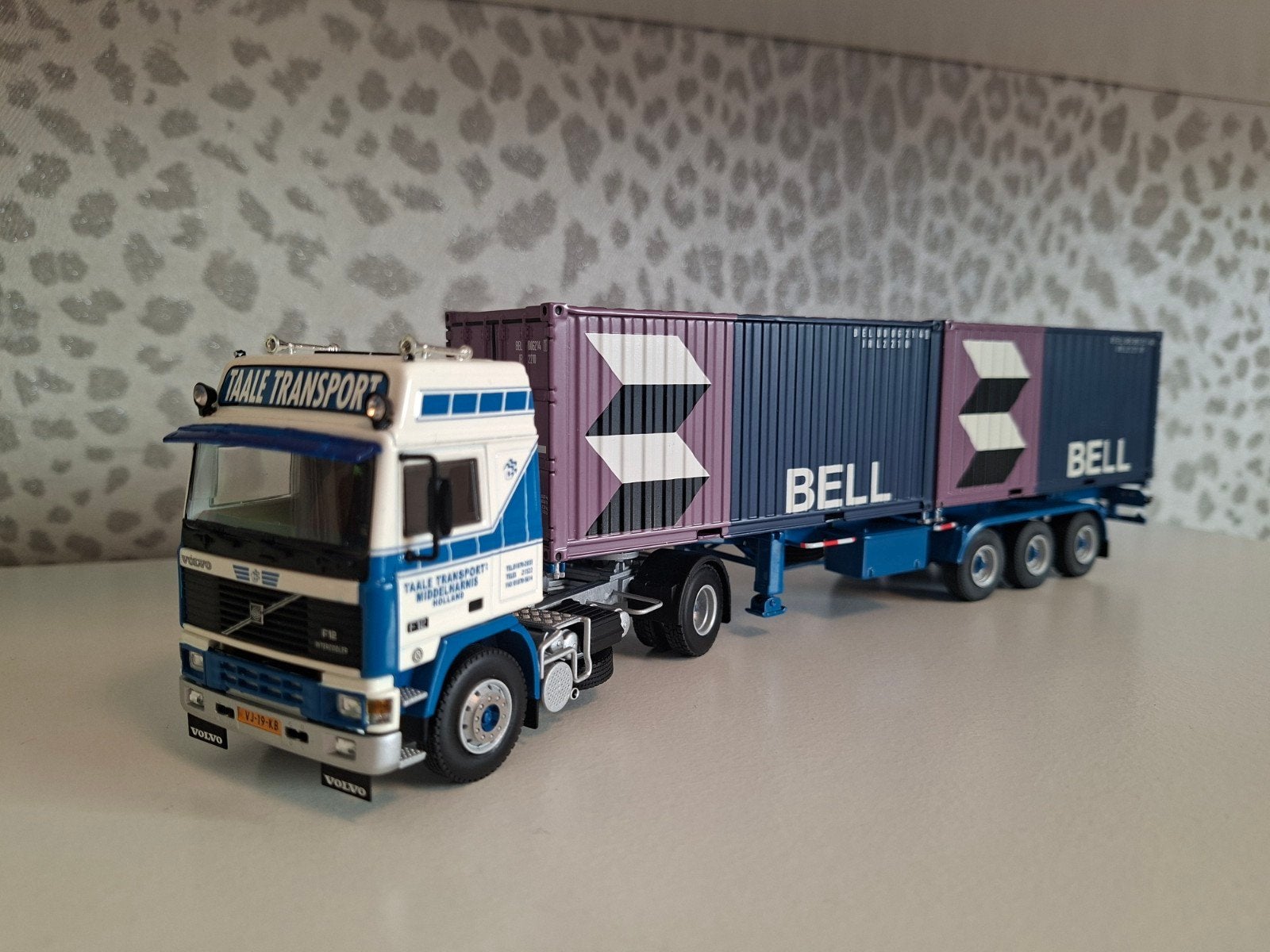 WSI, Volvo F12 Combinatie Taale Transport, Ophalen of Verzenden, Zo goed als nieuw, Bus of Vrachtwagen, Wsi