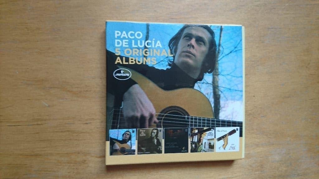 Paco de Lucia Original Album Series 5 Cd's zeldzaam 30 euro, Ophalen of Verzenden, Zo goed als nieuw, Boxset, Flamenco