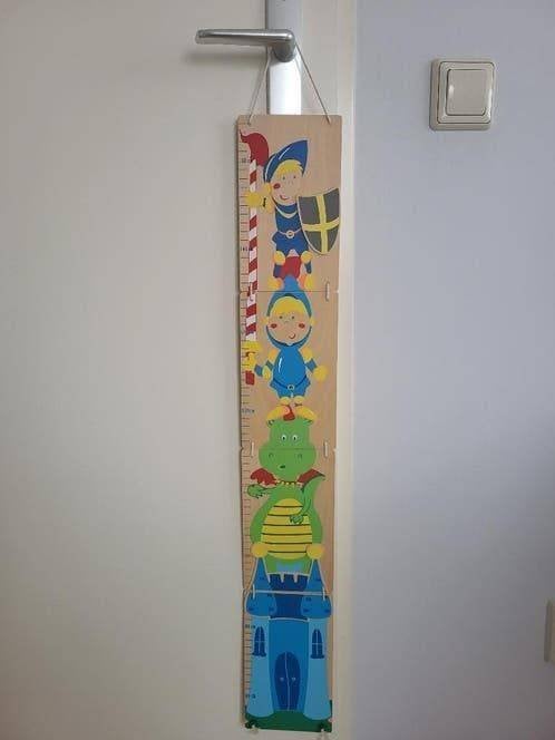 Leuke houten groeimeter, Ophalen of Verzenden, Zo goed als nieuw, Wanddecoratie, Ophangbaar
