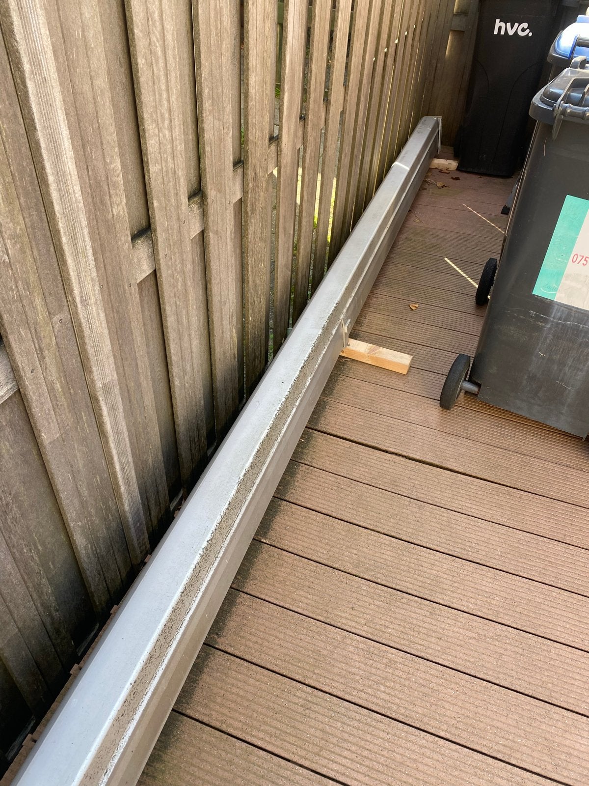 Aluminium zonnescherm, Tuin en Terras, Ophalen, Gebruikt, Overige typen