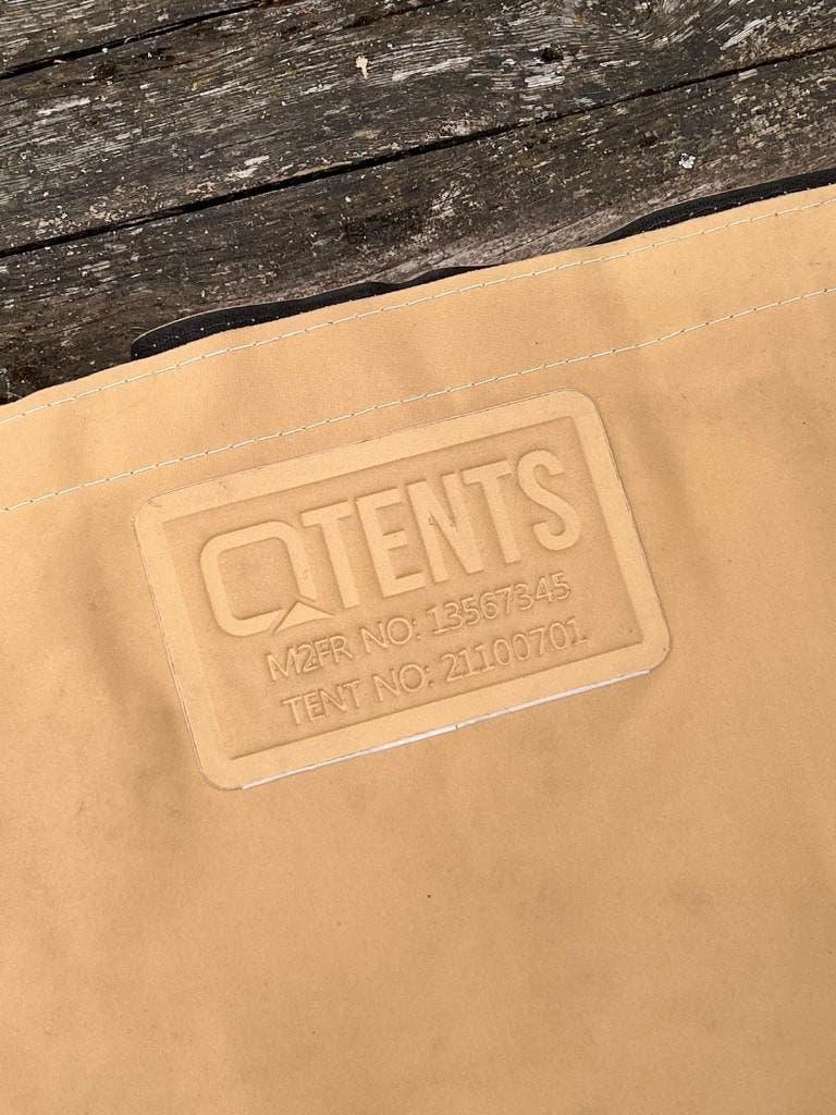 Stretchtent goot zandkleurig 10.50/11 meter, Tuin en Terras, Partytenten, Gebruikt, Opvouwbaar, Partytent, Minder dan 4 meter