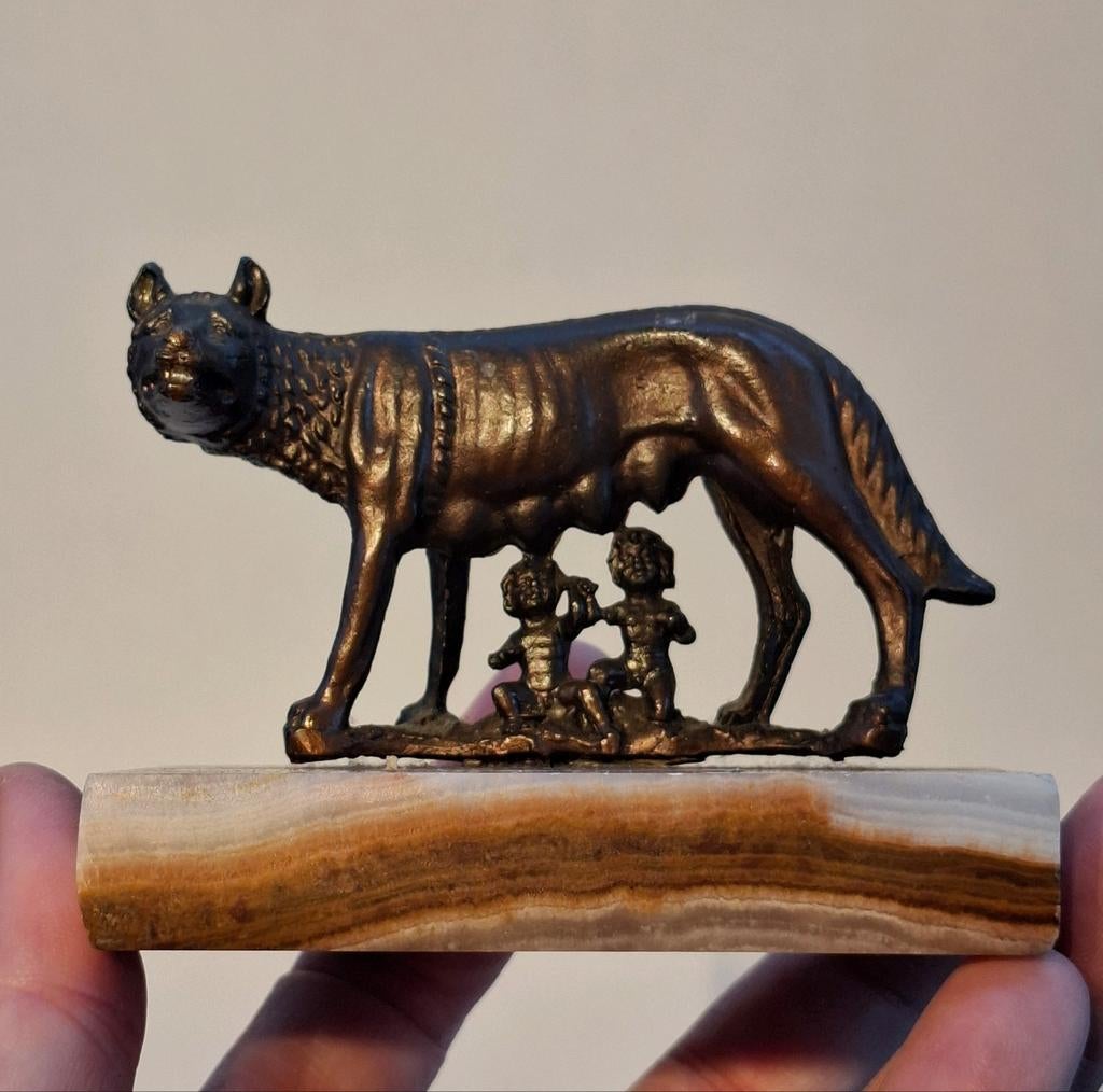 Bronzen Beeldje van de Lupa Capitolina, Ophalen of Verzenden
