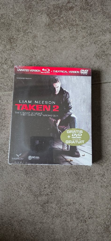 Taken 2 blu ray nieuw, Ophalen of Verzenden, Nieuw in verpakking