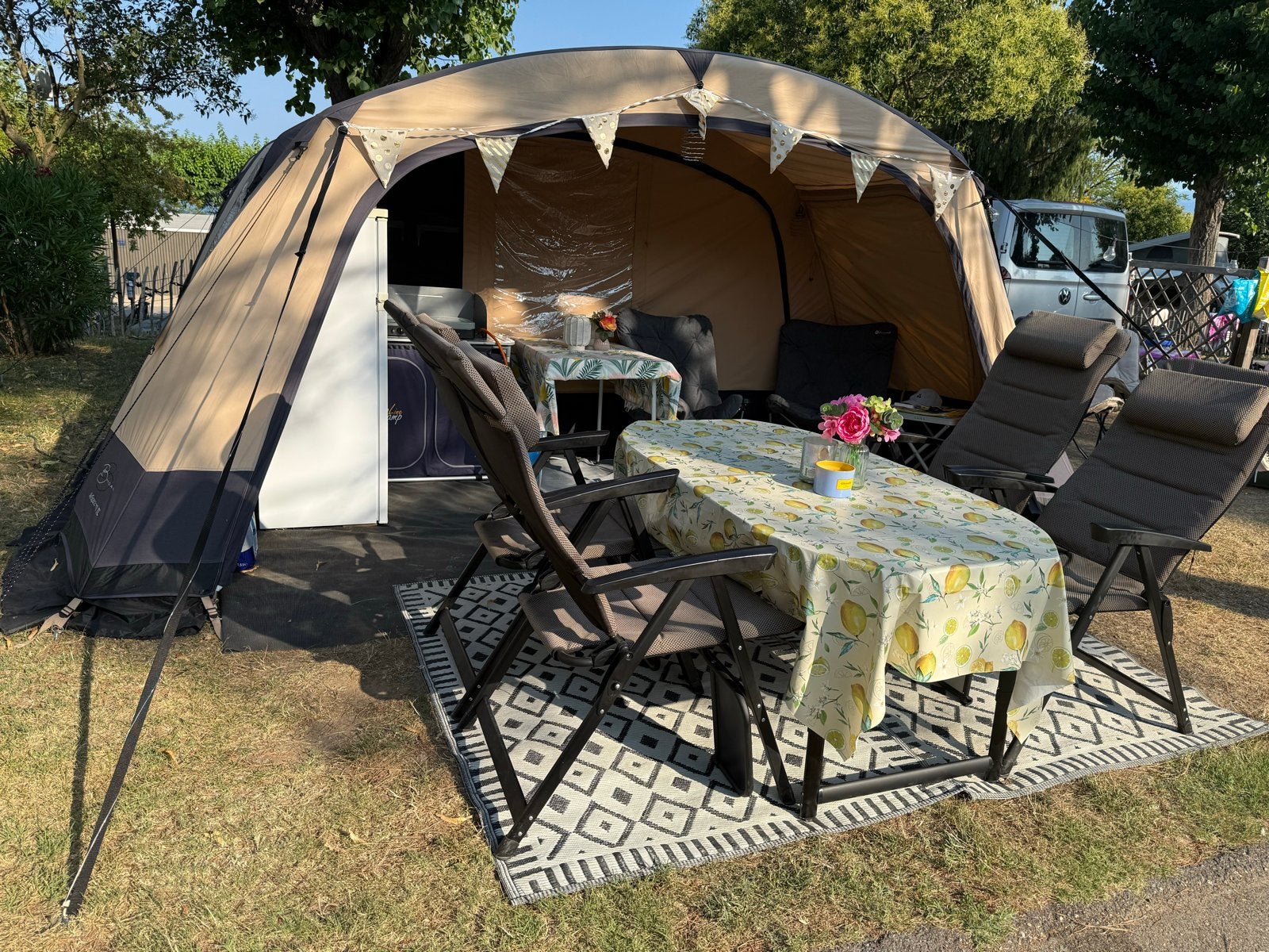 Bardani AirSpace 470 TC, Caravans en Kamperen, Tenten, Ophalen, Gebruikt, Tot en met 6