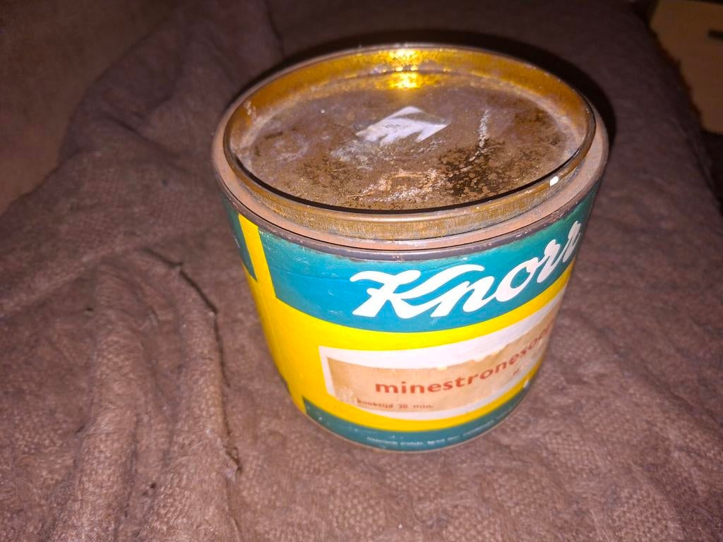 Retro blikken, Verzamelen, Blikken, Ophalen of Verzenden, Gebruikt, Overige