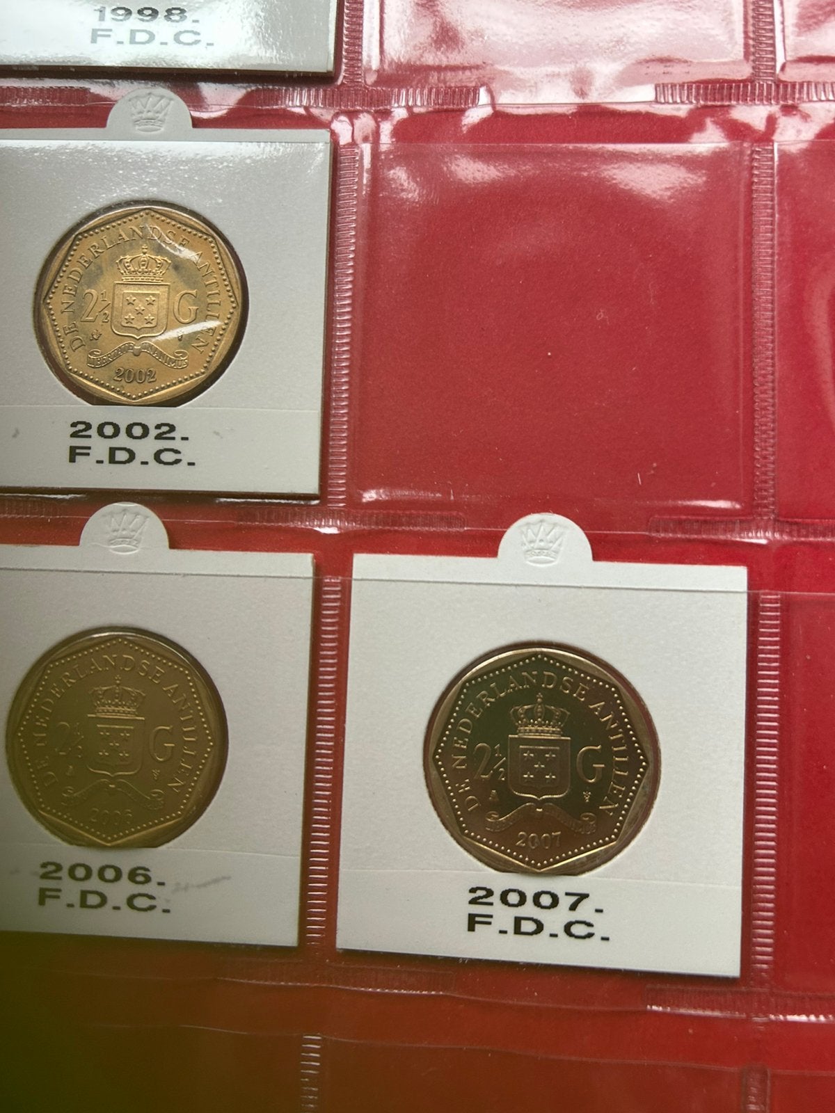 2,5 gulden van de Nederlandse Antillen, Verzenden, Overige landen