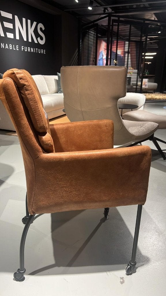 SET VAN 4 MICRO LEDEREN STOELEN NIEUW STERK AFGEPRIJSD, Ophalen, MODERN, Overige kleuren, Leer