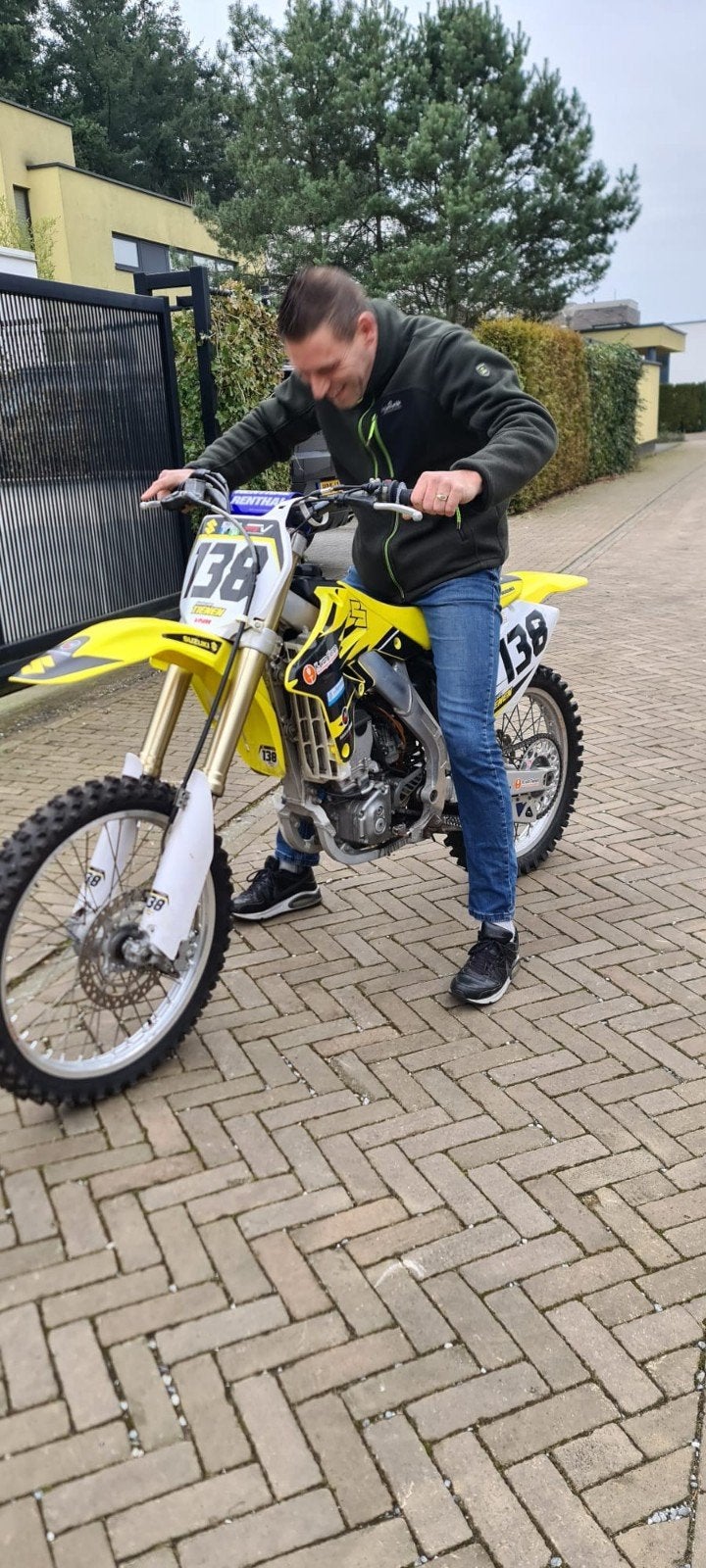 Suzuki cross 250cc, Ophalen of Verzenden, Gebruikt, 249 cc, Suzuki