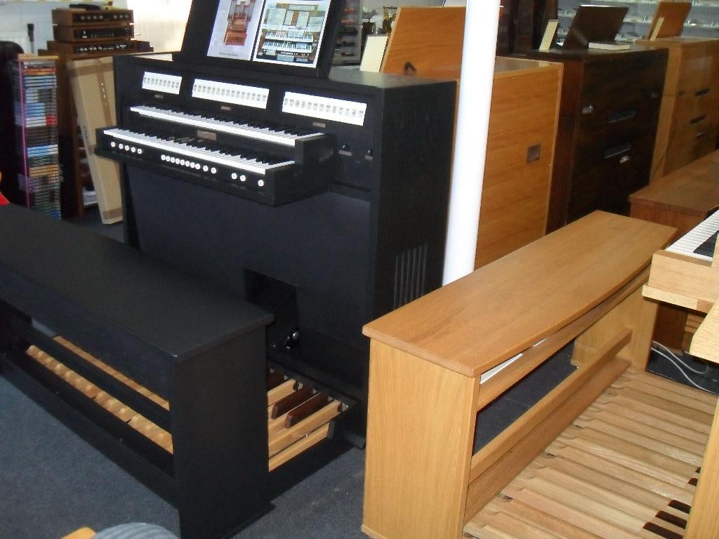 Eminent Amadeus 150 zwart bij Orgel Center Roosendaal, Muziek en Instrumenten, Orgels, Verzenden, Nieuw, 2 klavieren, Orgel