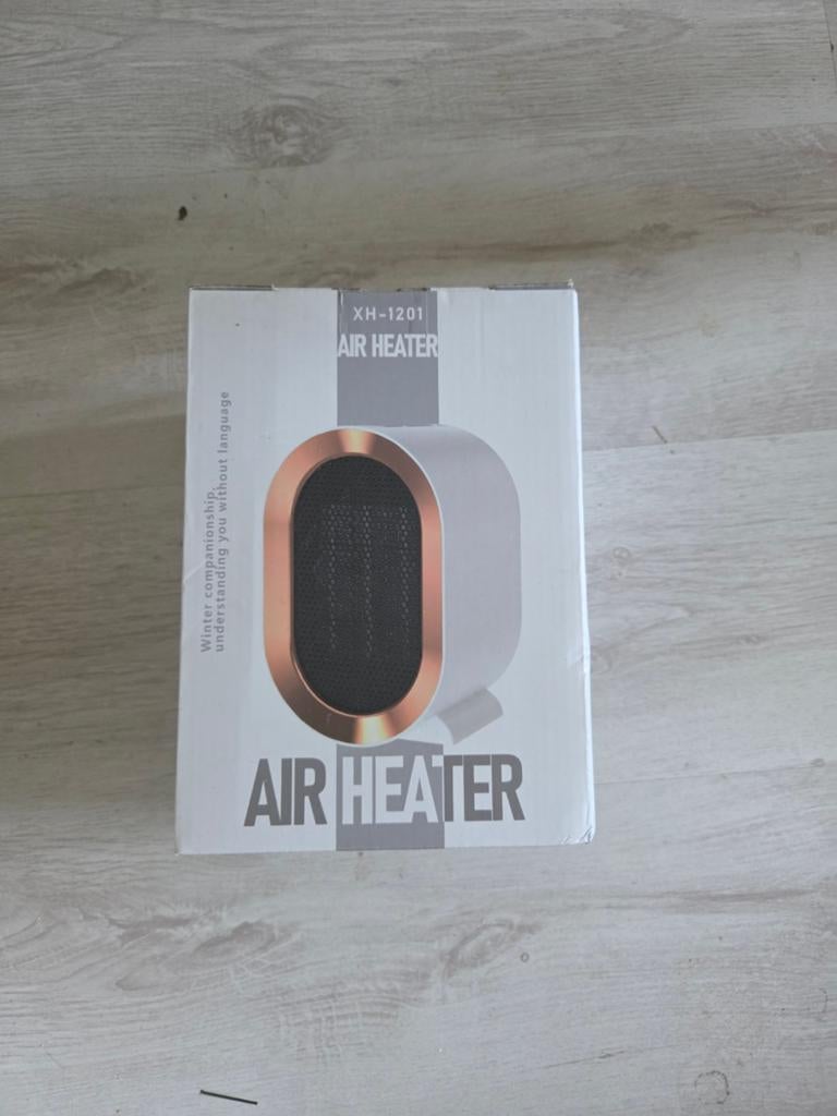 Compacte Air Heater XH-1201 - Draagbare Kachel, Ophalen, Tafel- of Grondventilator, Verwarmen, Minder dan 60 m³