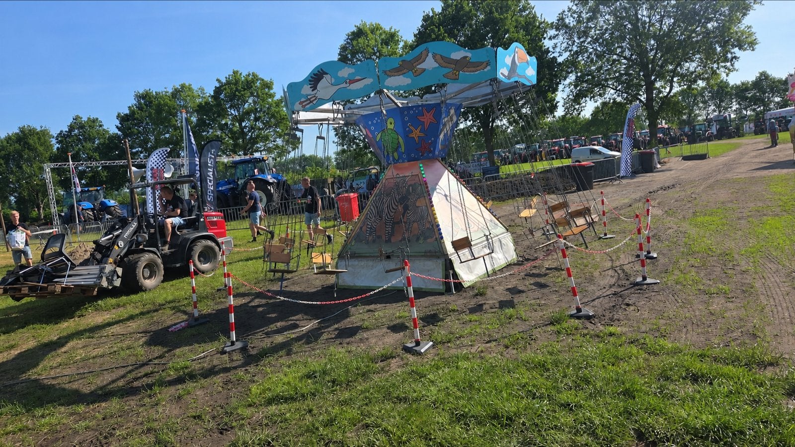 Kinderzweefmolen te huur - Perfect voor evenementen!, Ophalen, Gebruikt, Overige typen