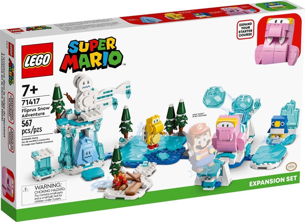 LEGO 71417 Fliprus Snow Adventure (Super Mario, Expansion), Overige thema's, Nieuw, Ophalen of Verzenden, Complete set