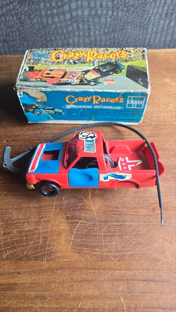 Vintage Crazy Racers Clipper Speelgoed Auto, Ophalen of Verzenden, Gebruikt