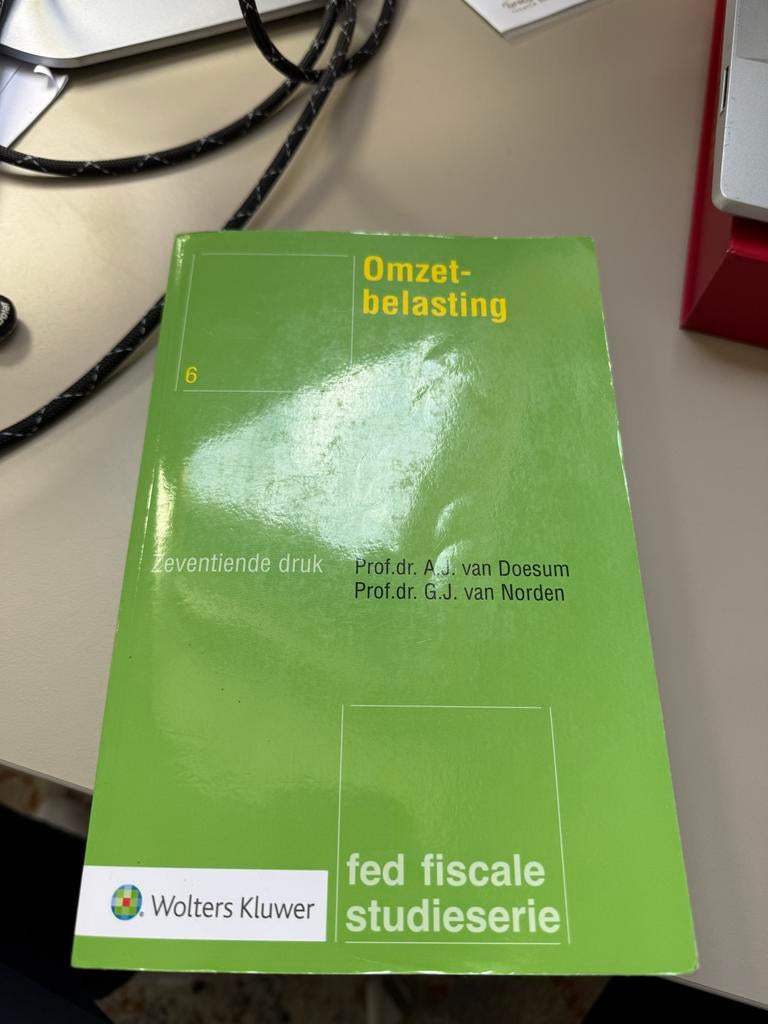 Omzetbelasting - Wolters Kluwer - 17e druk, Ophalen of Verzenden, Alpha, Gelezen, WO