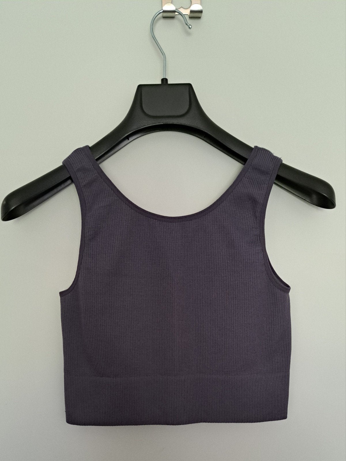 rib top L, Blauw, Maat 42/44 (L), Ophalen of Verzenden, Fitness of Aerobics