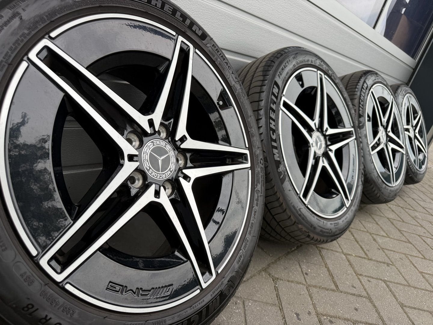 18 inch Mercedes C300E S206 W206 W205 AMG velgen zomerbanden, 18 inch, Gebruikt, 255 mm, -