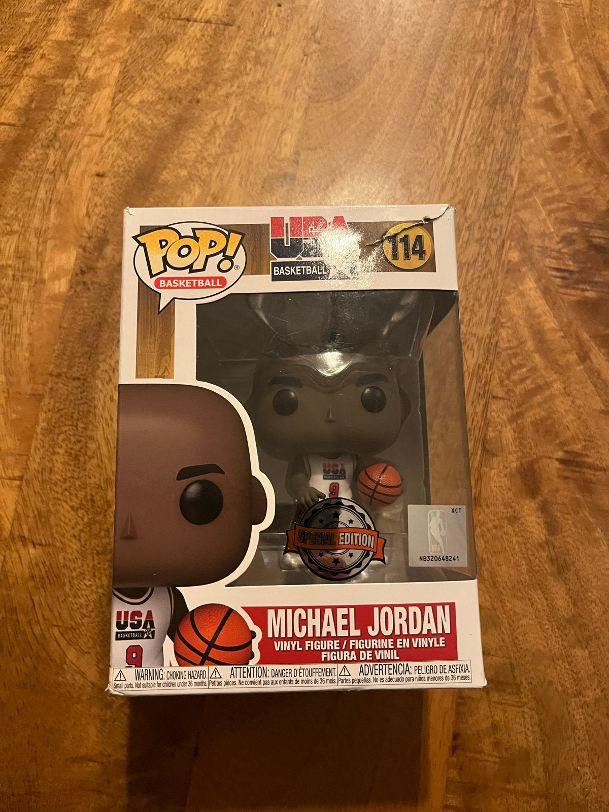 Funko Pop! Michael Jordan USA Basketball #114, Funko, Nieuw, Ophalen of Verzenden, Funko