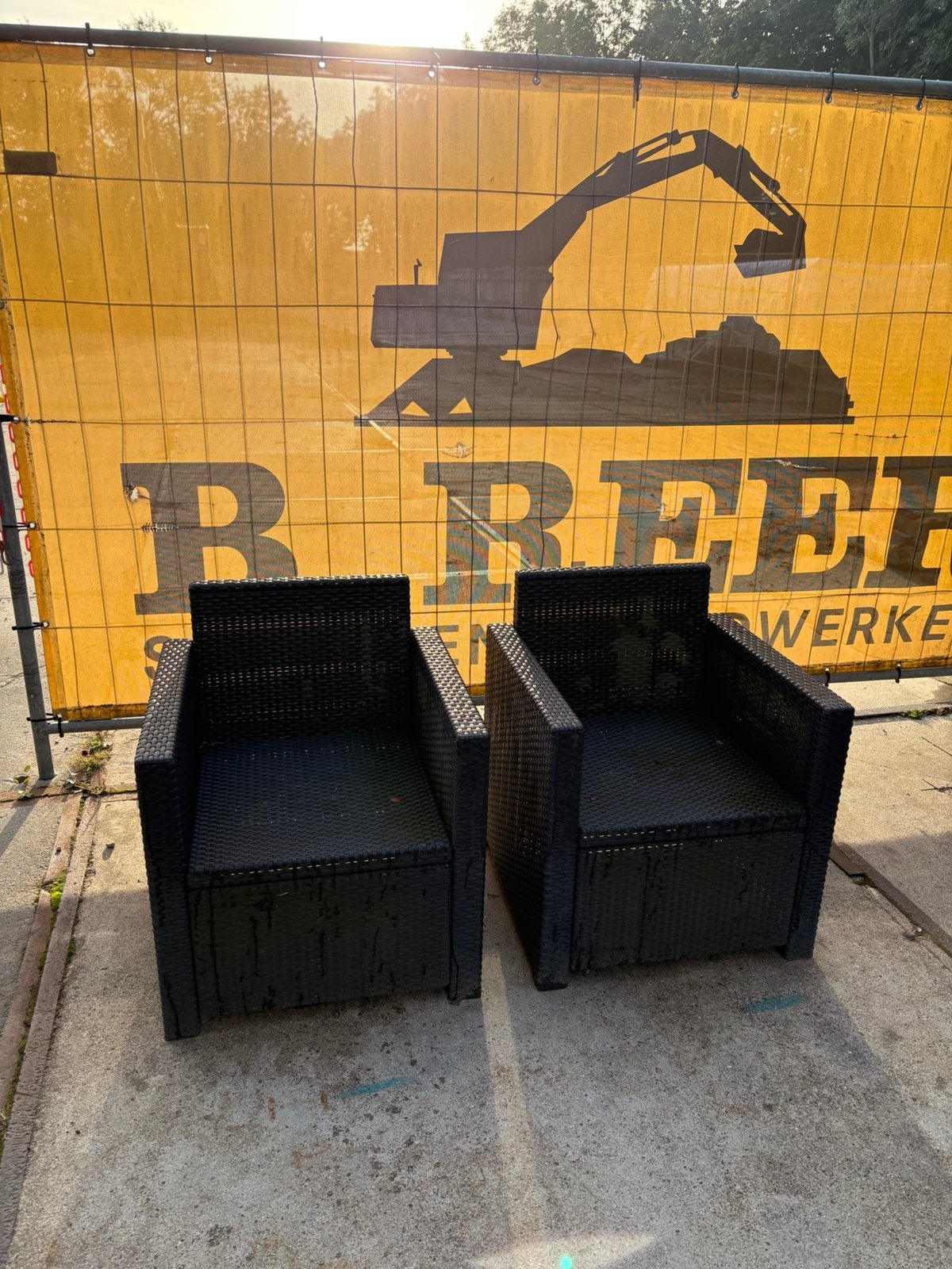 Tuinstoelen loungeset, Ophalen, Gebruikt, ., .