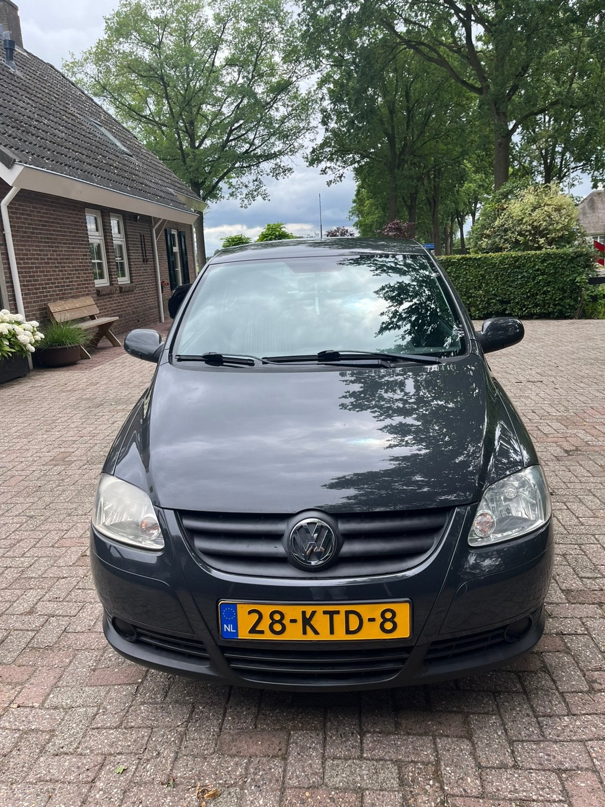 Volkswagen Fox 1.2 40KW 2010 Grijs, Auto's, Voorwielaandrijving, 969 kg, 4 stoelen, 1198 cc