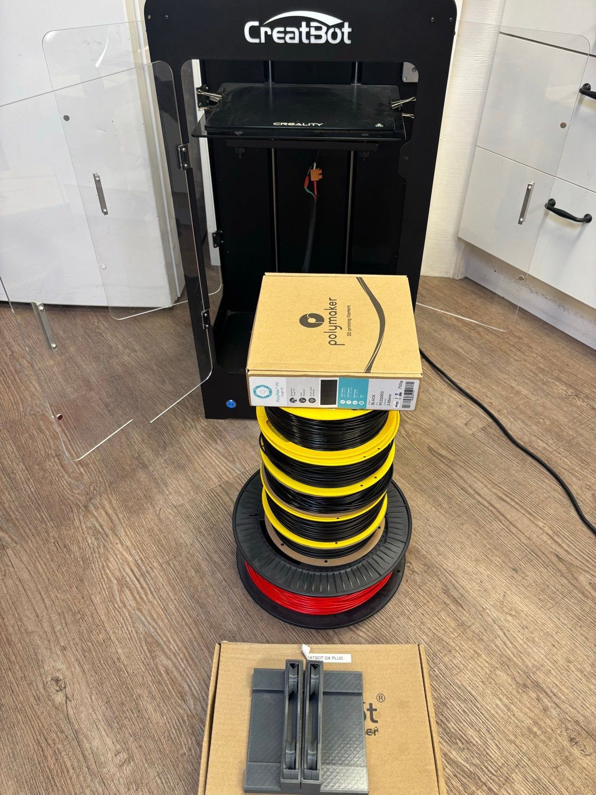CreatBot DX plus 3D-printer met Creality printbed + filament, Ophalen of Verzenden, Gebruikt, Filament