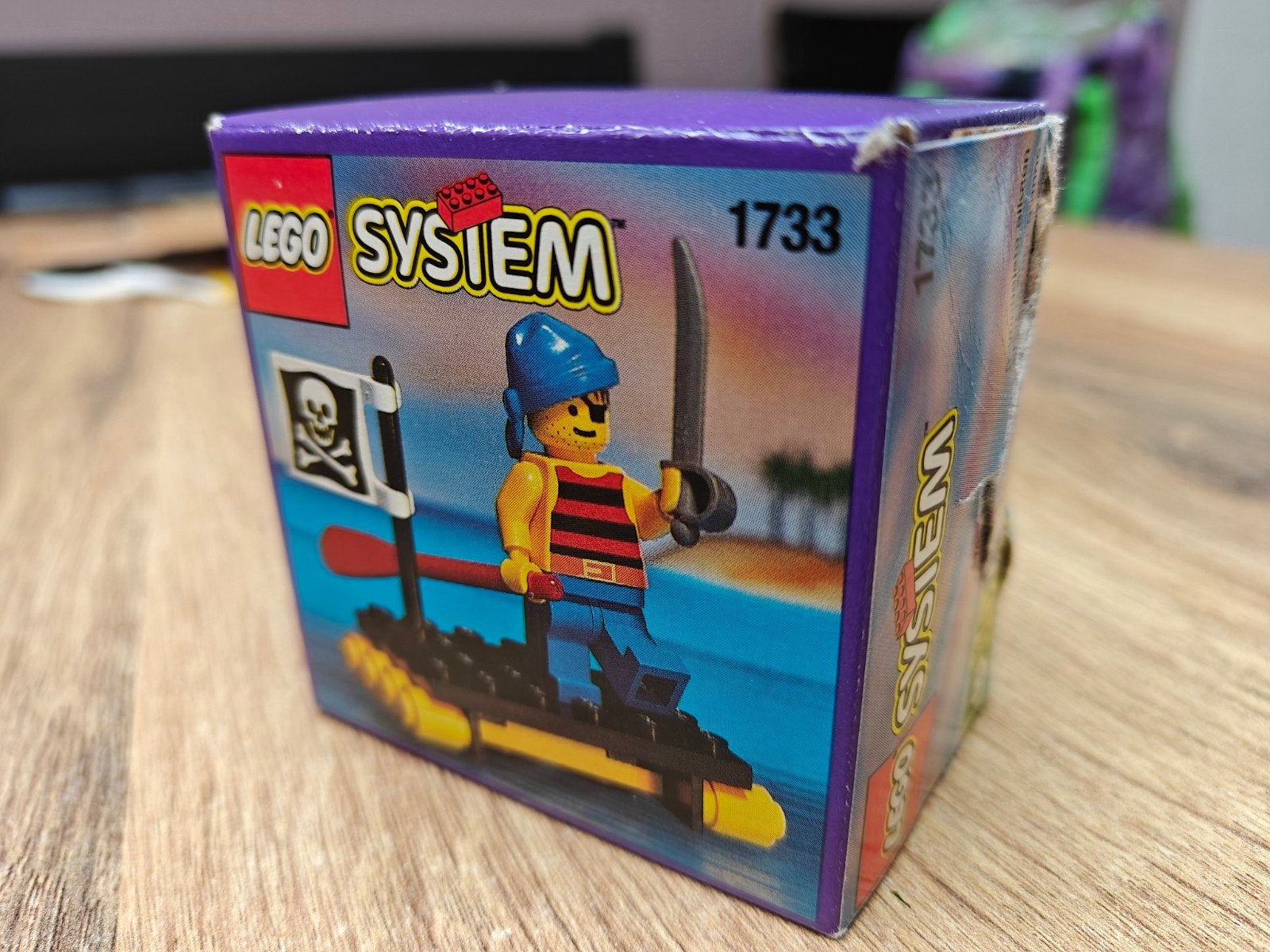 Lege doos LEGO Pirates 1733 Shipwrecked Pirate, Gebruikt, Lego, Accessoire, Inclusief doos
