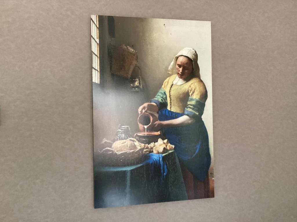 Schilderij het melkmeisje, Ophalen, Zo goed als nieuw, Schilderij, Minder dan 50 cm