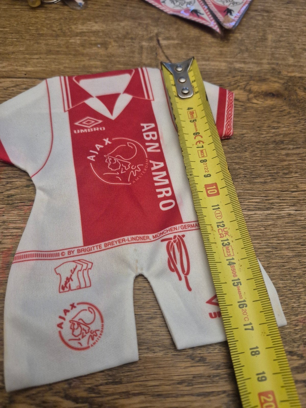 Ajax miniatuur shirtje - Brigitte Breyer-Lindner, Ophalen of Verzenden, Gebruikt, Ajax, Shirt