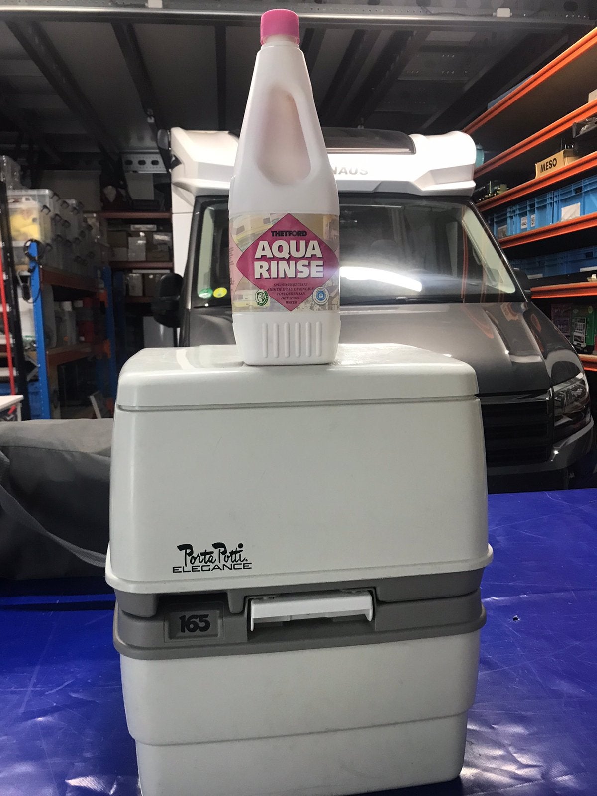 Thetford Porta Potti in nieuwstaat, Caravans en Kamperen, Kampeeraccessoires, Ophalen, Zo goed als nieuw