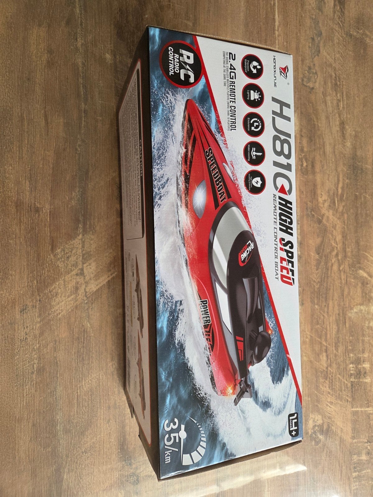 HONGXUNJIE HJ81C High Speed RC Speedboot - 35 km/u, Hobby en Vrije tijd, Ophalen, Nieuw