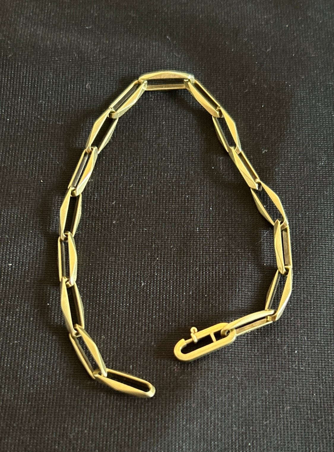 Gouden 14karaat forever closed / schakelarmband., Verzenden, Zo goed als nieuw, Goud