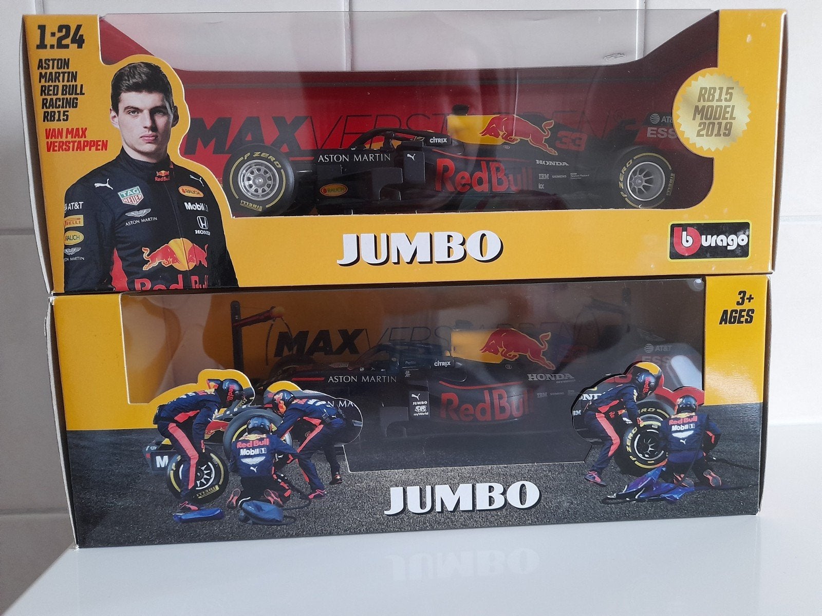 max verstappen auto's 3 verschillende auto's NIEUW, Ophalen of Verzenden, Nieuw, Bburago