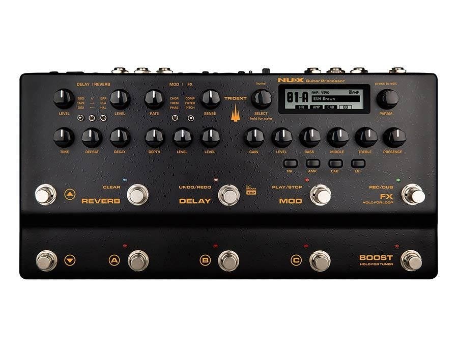 NUX NME-5 Trident modeling guitar processor multi-effect, ., Nieuw, Ophalen of Verzenden, Multi-effect