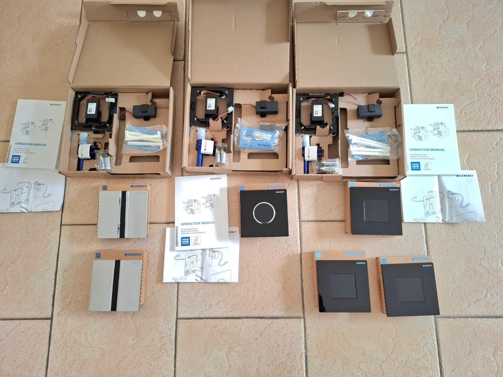 urinoir spoeler Geberit infrarood nieuw in doos, Huis en Inrichting, Ophalen of Verzenden, Nieuw